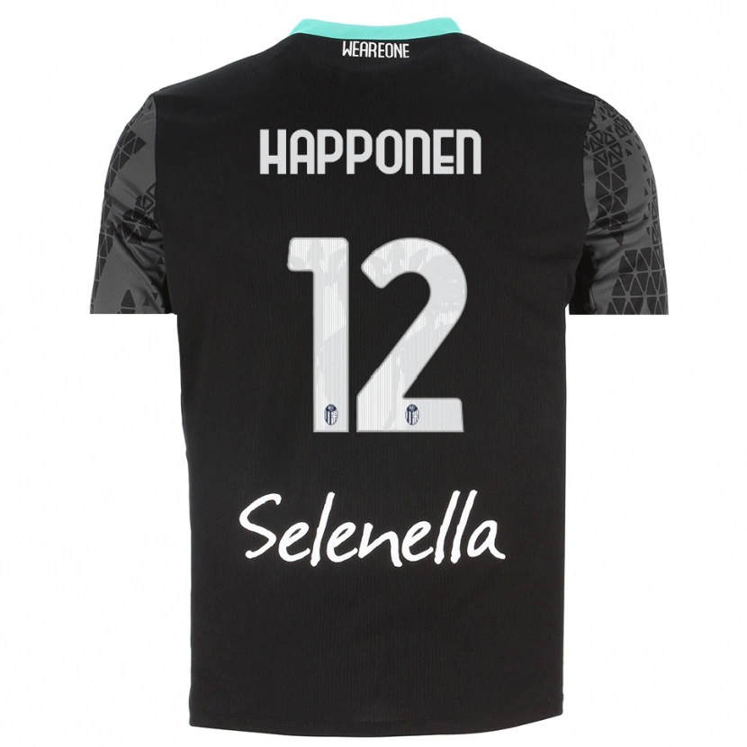 Danxen Dámské Ukko Happonen #12 Šedá Černá Bílá Brankář Dresy 2025/26 Dres
