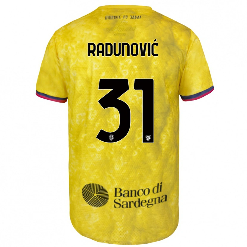 Danxen Dámské Boris Radunović #31 Žlutá Černá Brankář Dresy 2025/26 Dres