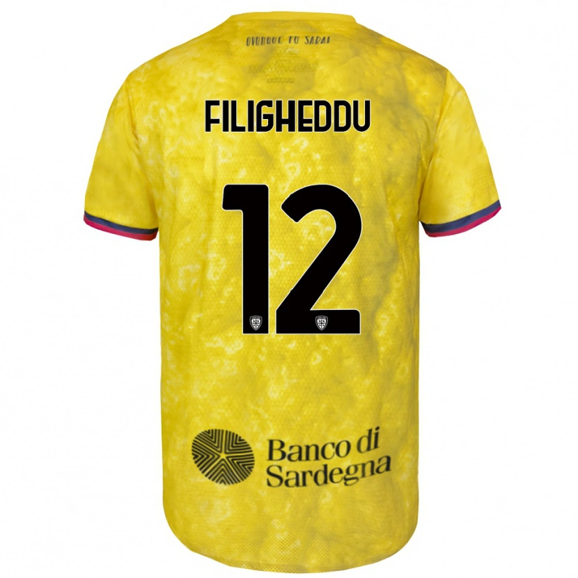 Danxen Dámské Daniele Filigheddu #12 Žlutá Černá Brankář Dresy 2025/26 Dres