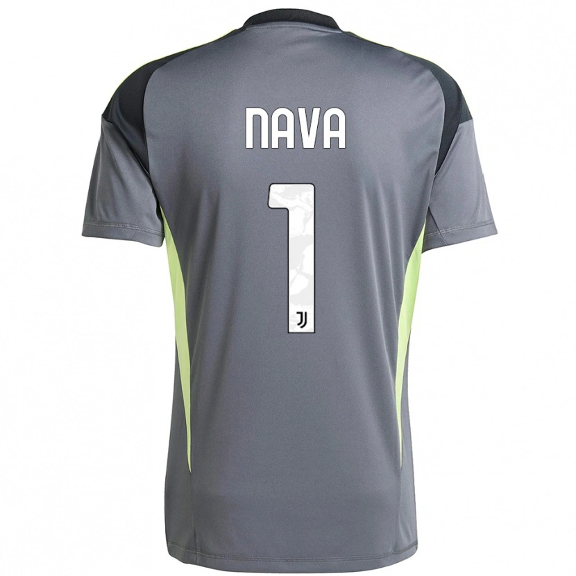 Danxen Dámské Sebastiano Nava #1 Tmavě Šedá Bílá Brankář Dresy 2025/26 Dres