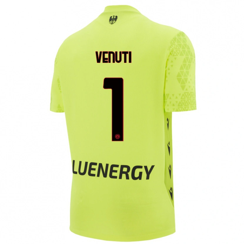 Danxen Dámské Gioele Venuti #1 Zelená Žlutá Černá Brankář Dresy 2025/26 Dres