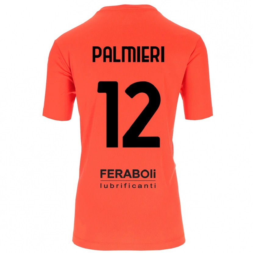 Danxen Dámské Cristian Palmieri #12 Oranžová Červená Černá Brankář Dresy 2025/26 Dres