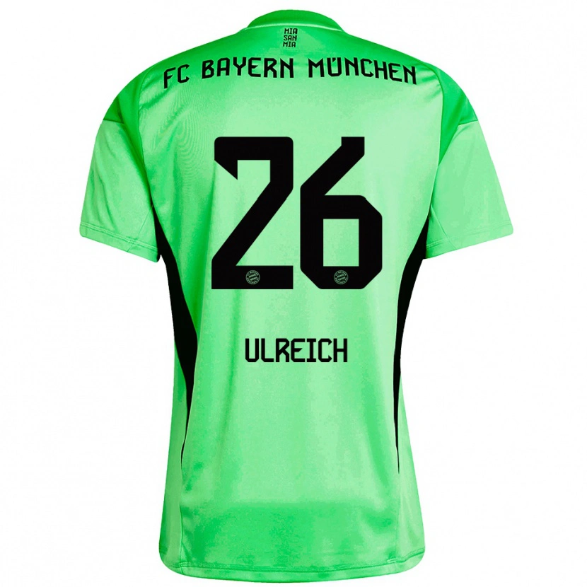 Danxen Dámské Sven Ulreich #26 Střední Jarní Zelená Brankář Dresy 2025/26 Dres