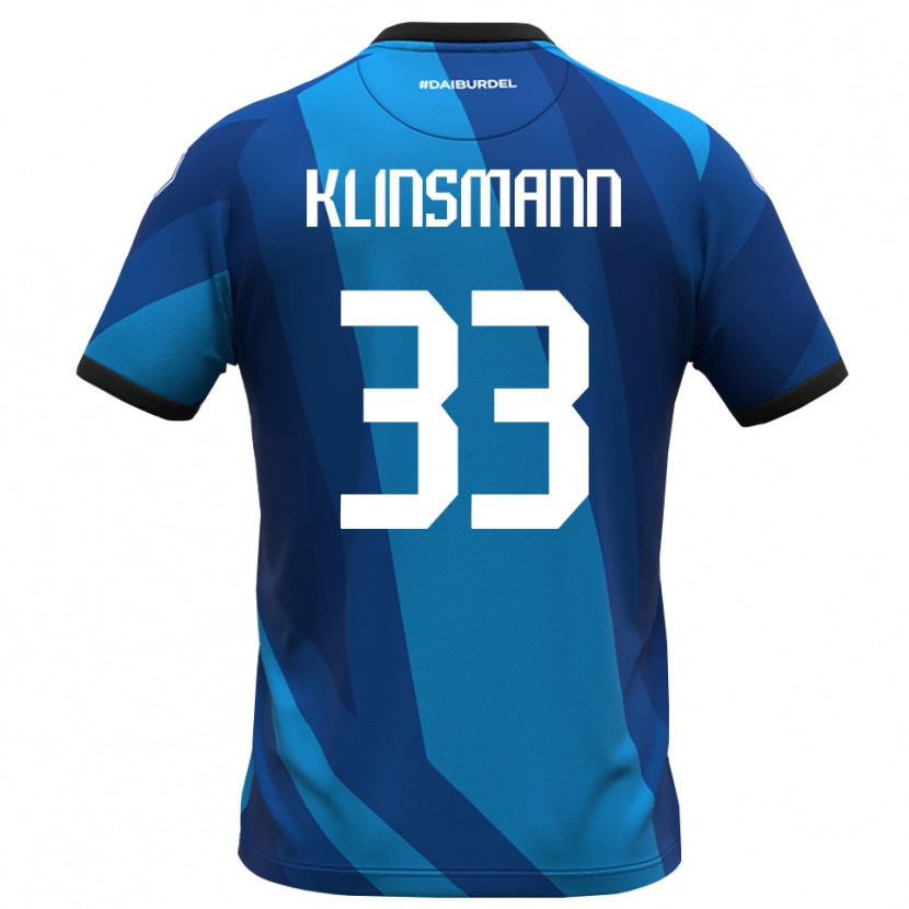 Danxen Dámské Jonathan Klinsmann #33 Královská Modř Oranžová Brankář Dresy 2025/26 Dres