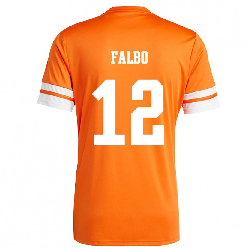 Danxen Dámské Francesco Falbo #12 Oranžová Bílá Brankář Dresy 2025/26 Dres