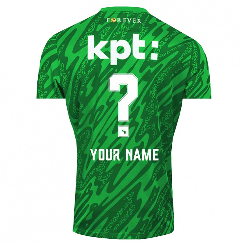 Danxen Dámské BSC Young Boys Zelená Bílá Brankář Dresy 2025/26 Dres