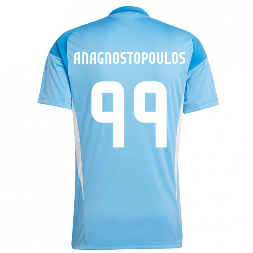Danxen Dámské Alexandros Anagnostopoulos #99 Jasně Modrá Obloha Brankář Dresy 2025/26 Dres