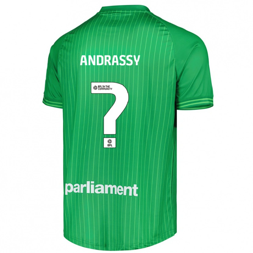 Danxen Dámské Oliver Andrassy #0 Zelená Limetková Brankář Dresy 2025/26 Dres