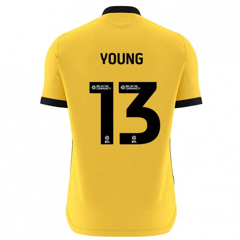 Danxen Dámské Brad Young #13 Černá Žlutá Brankář Dresy 2025/26 Dres