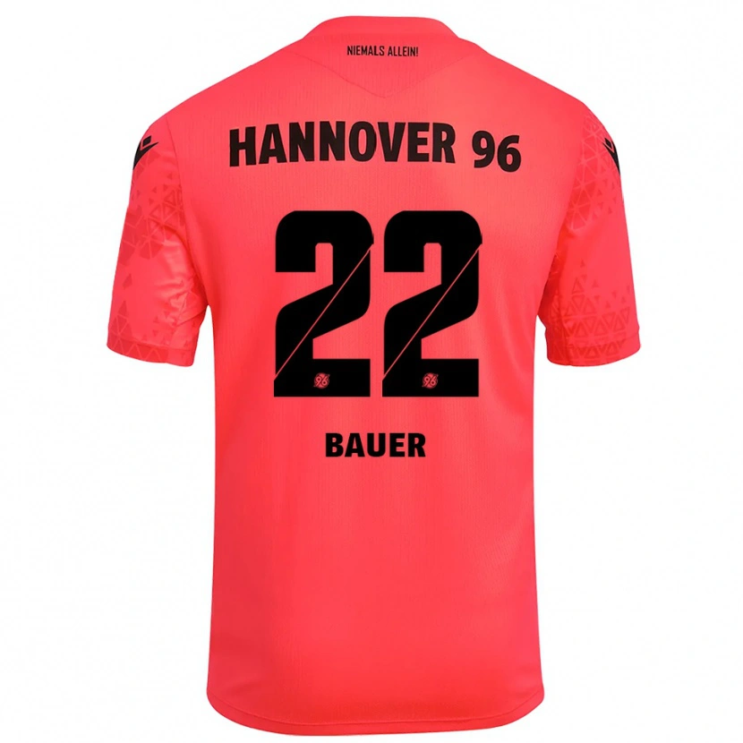 Danxen Dámské Elias Bauer #22 Červená Černá Brankář Dresy 2025/26 Dres