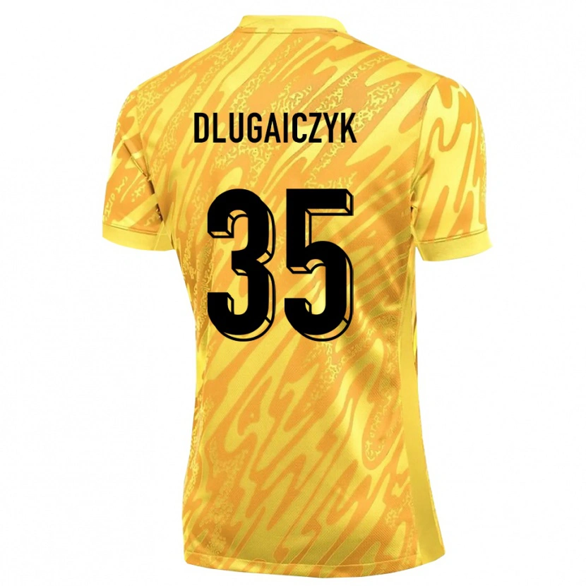Danxen Dámské Alexander Dlugaiczyk #35 Žlutá Oranžová Brankář Dresy 2025/26 Dres