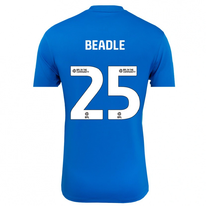 Danxen Dámské James Beadle #25 Modrobílá Brankář Dresy 2025/26 Dres