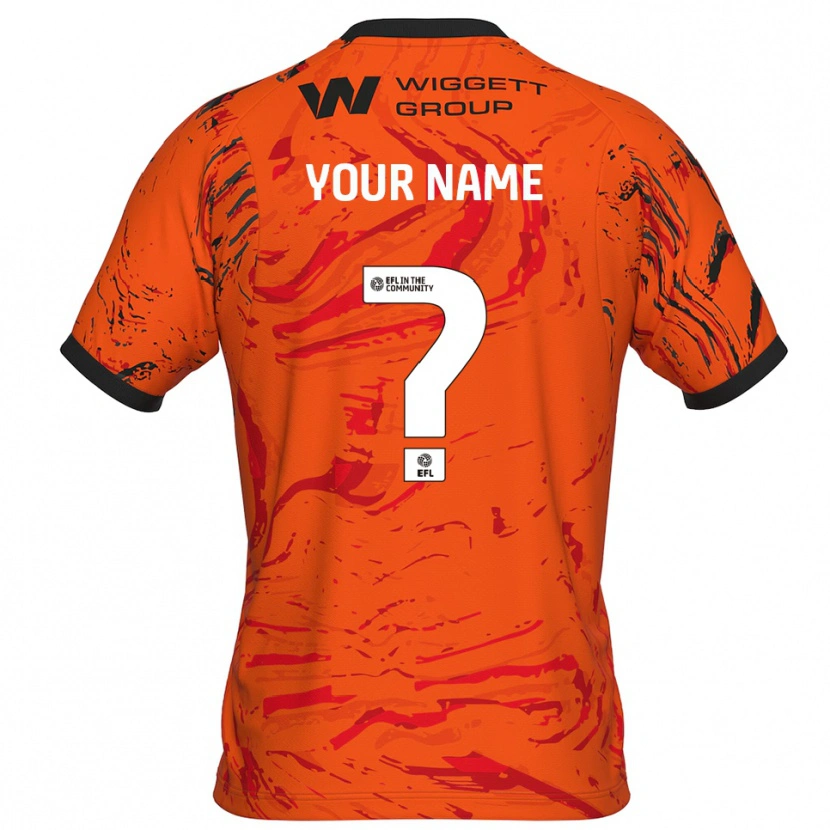 Danxen Dámské Millwall FC Oranžová Černá Brankář Dresy 2025/26 Dres