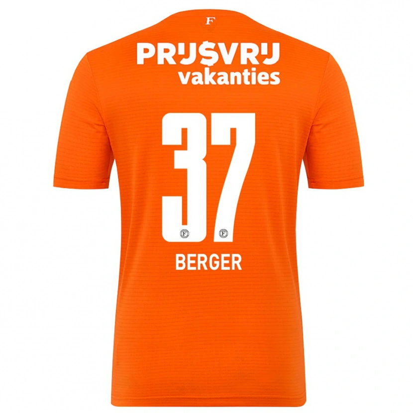 Danxen Dámské Mannou Berger #37 Oranžová Černá Brankář Dresy 2025/26 Dres
