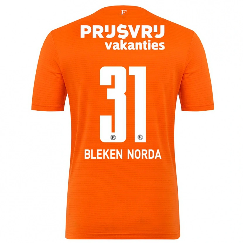 Danxen Dámské Haakon Bleken Norda #31 Oranžová Černá Brankář Dresy 2025/26 Dres