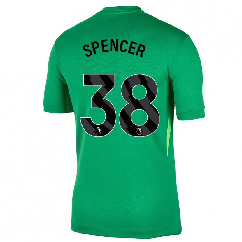 Danxen Dámské Becky Spencer #38 Zelená Černá Brankář Dresy 2025/26 Dres