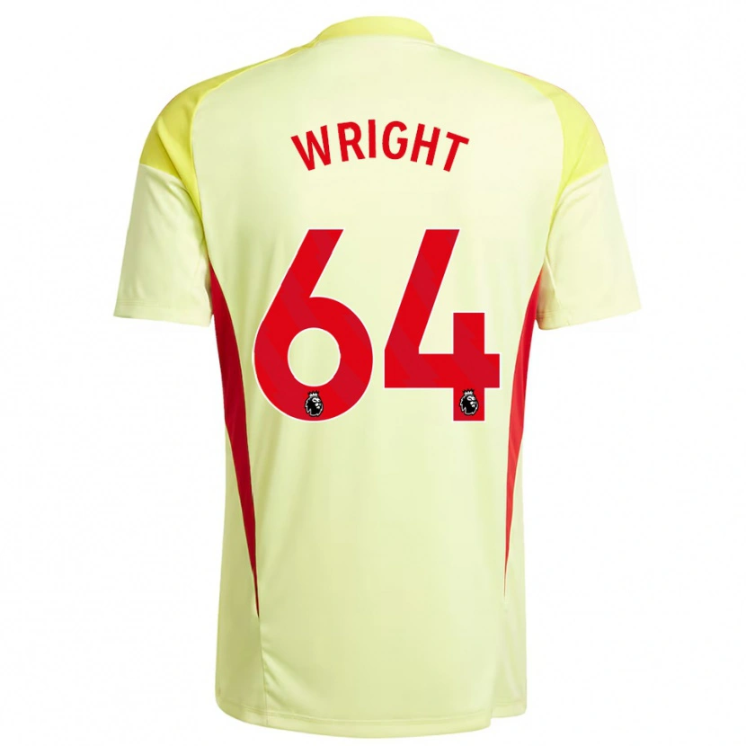 Danxen Dámské James Wright #64 Světle Žlutá Brankář Dresy 2025/26 Dres