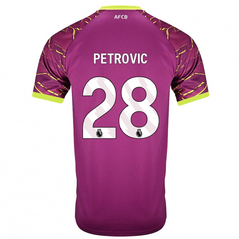 Danxen Dámské Djordje Petrovic #28 Tmavě Purpurová Brankář Dresy 2025/26 Dres