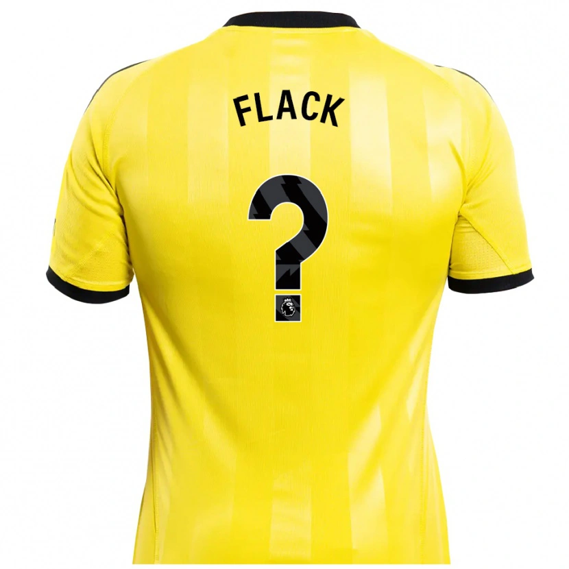 Danxen Dámské Lucas Flack #0 Žlutá Černá Brankář Dresy 2025/26 Dres