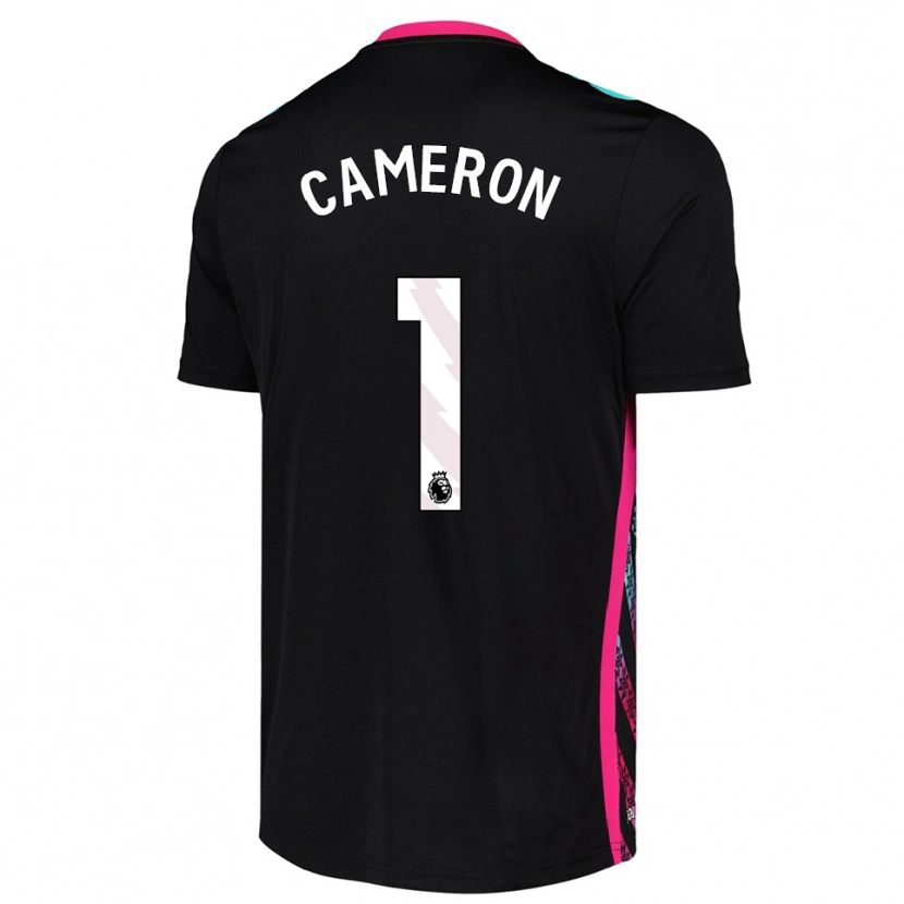Danxen Dámské Dan Cameron #1 Černá Bílá Brankář Dresy 2025/26 Dres