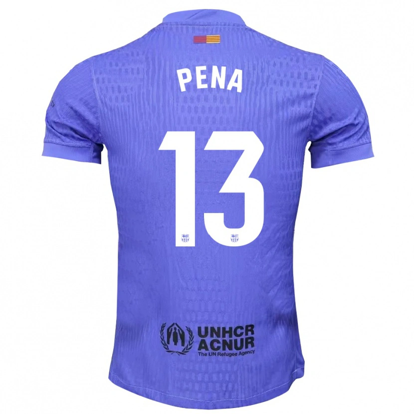 Danxen Dámské Iñaki Peña #13 Modrá Černá Brankář Dresy 2025/26 Dres
