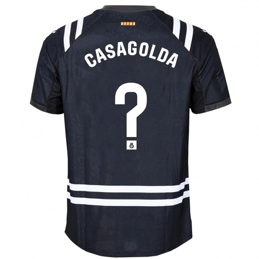 Danxen Dámské Pau Casagolda #0 Černá Bílá Brankář Dresy 2025/26 Dres