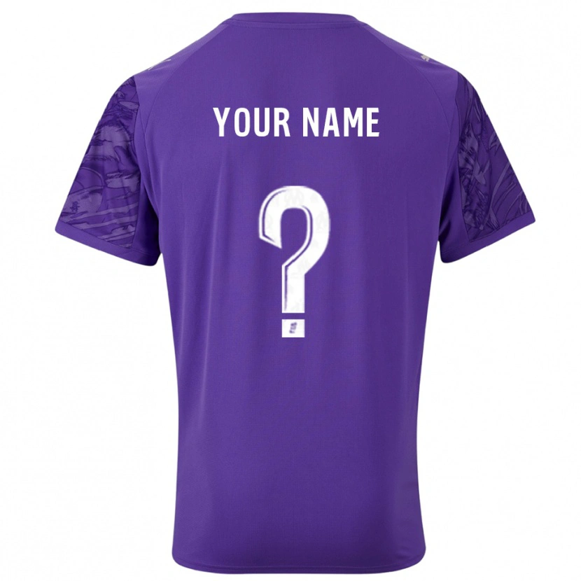 Danxen Dámské Olympique Marseille Fialová Bílá Brankář Dresy 2025/26 Dres