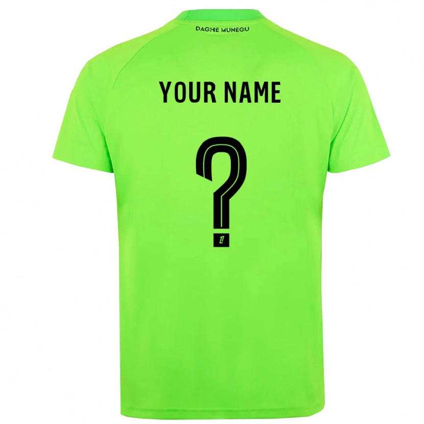 Danxen Dámské AS Monaco Zelená Černá Brankář Dresy 2025/26 Dres