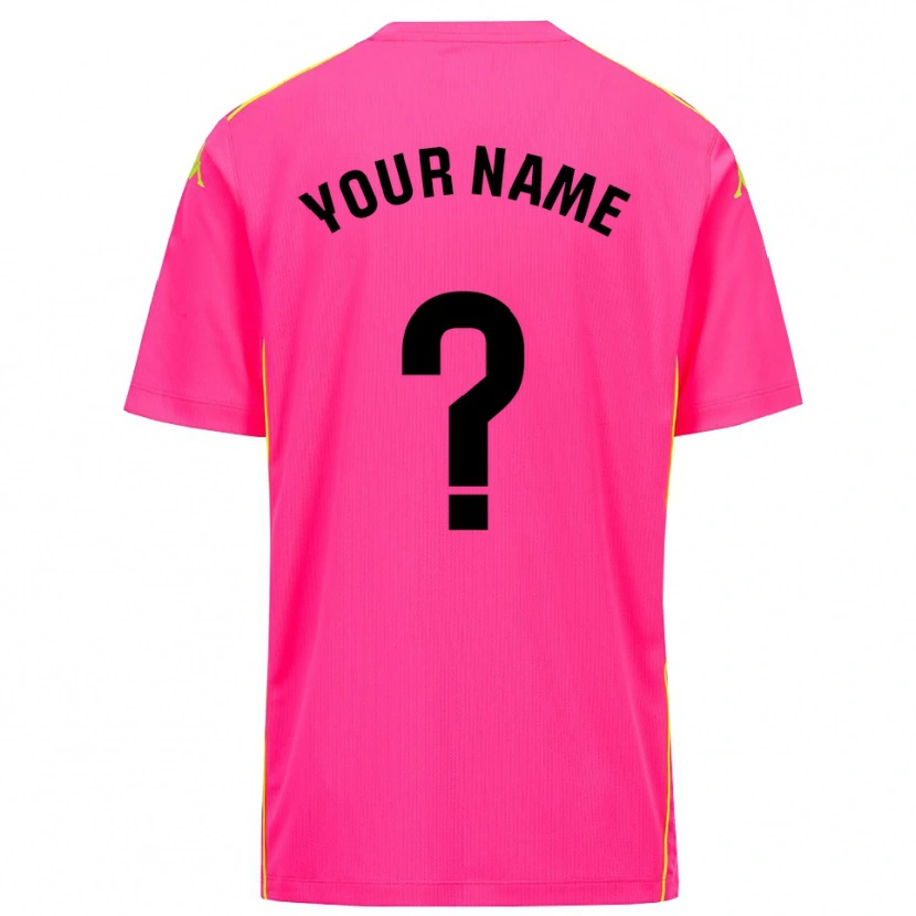 Danxen Dámské Real Valladolid Sytě Růžová Černá Brankář Dresy 2025/26 Dres