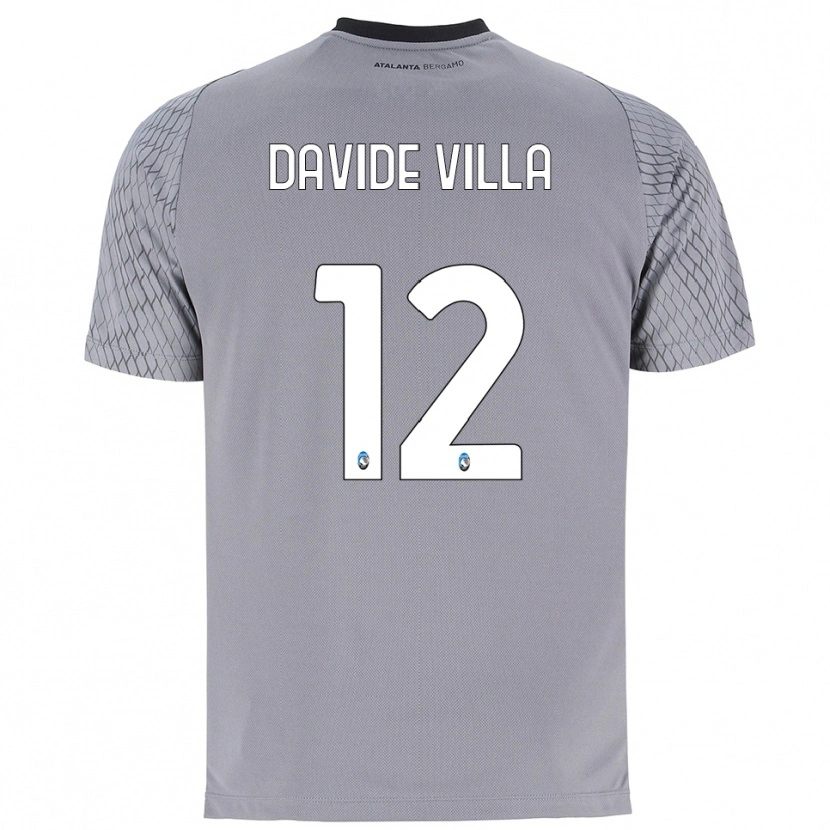 Danxen Dámské Matteo Davide Villa #12 Šedá Modrá Červená Brankář Dresy 2025/26 Dres