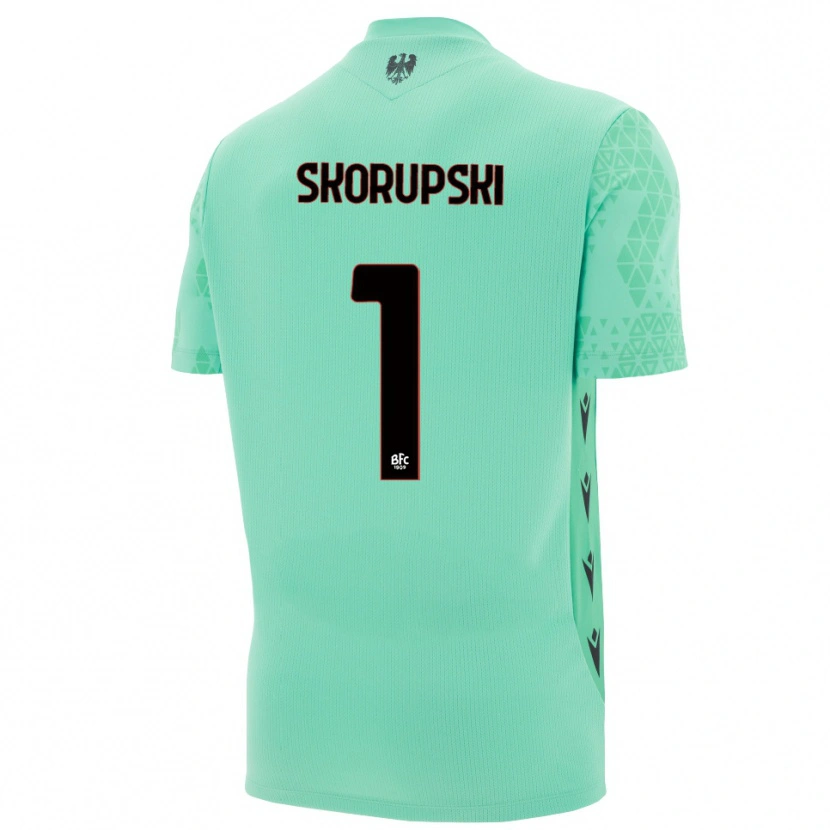 Danxen Dámské Lukasz Skorupski #1 Máta Modrá Černá Brankář Dresy 2025/26 Dres