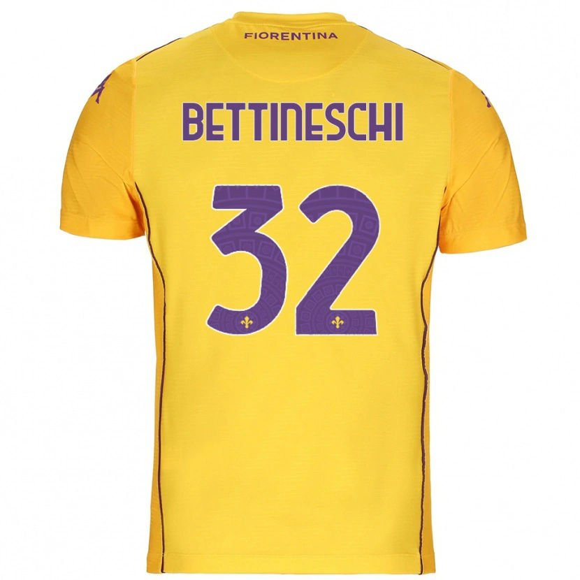 Danxen Dámské Giorgia Bettineschi #32 Oranžová Žlutá Fialová Brankář Dresy 2025/26 Dres