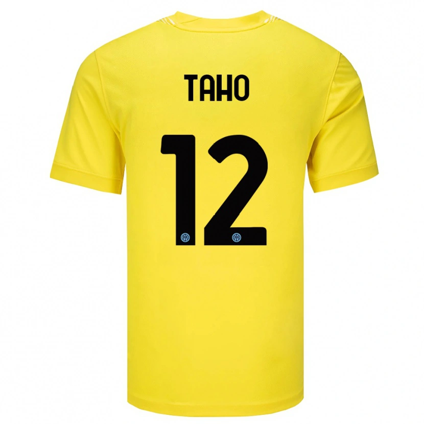Danxen Dámské Alain Taho #12 Světle Žlutá Černá Brankář Dresy 2025/26 Dres