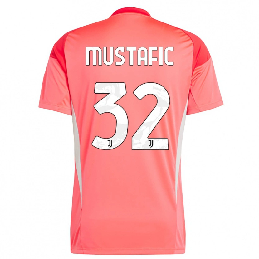Danxen Dámské Emma Mustafic #32 Červená Oranžová Brankář Dresy 2025/26 Dres
