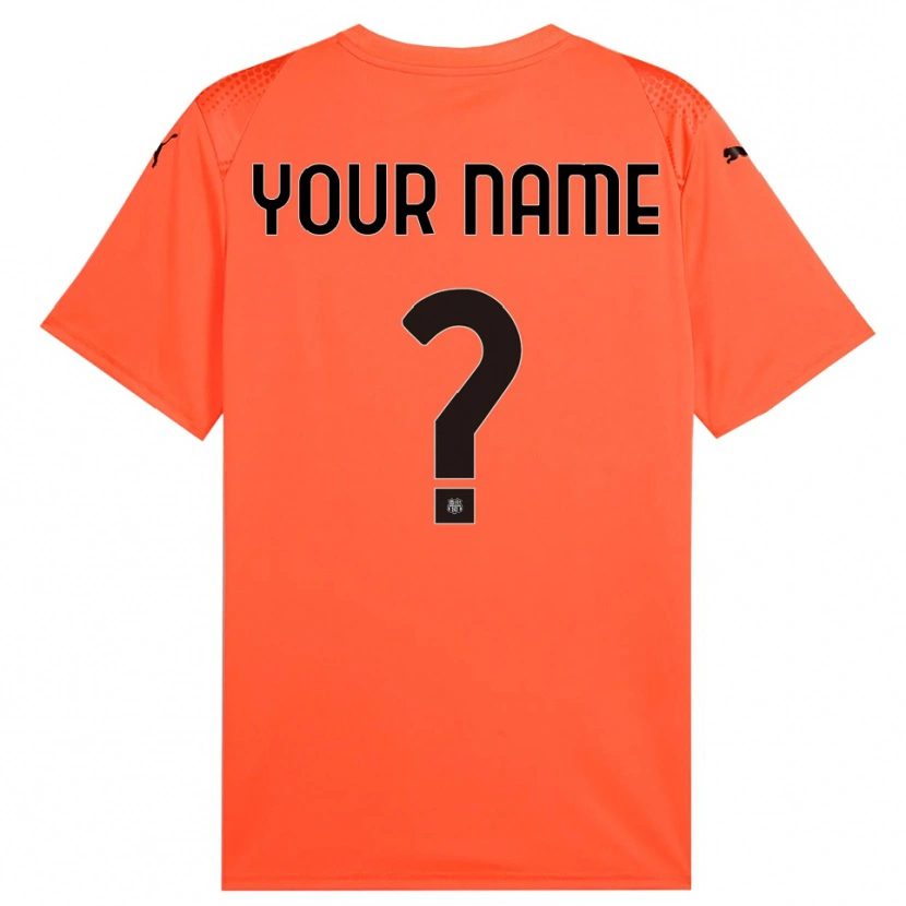 Danxen Dámské US Sassuolo Oranžová Černá Brankář Dresy 2025/26 Dres