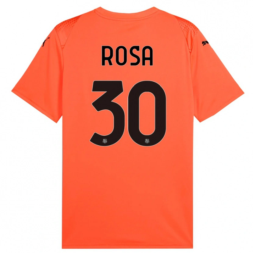 Danxen Dámské Enrico Rosa #30 Oranžová Černá Brankář Dresy 2025/26 Dres