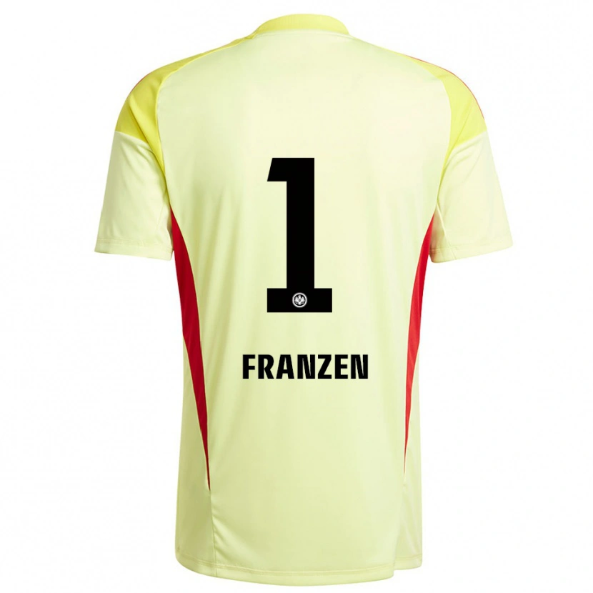 Danxen Dámské Marlon Franzen #1 Světle Žlutá Černá Brankář Dresy 2025/26 Dres