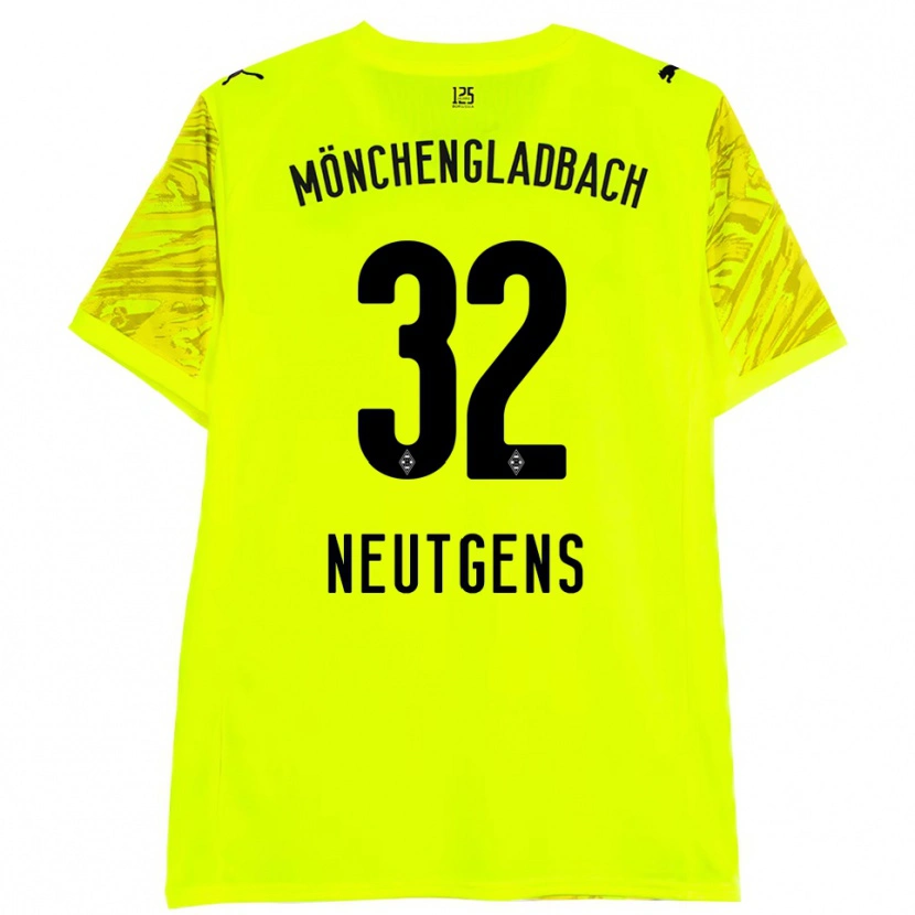 Danxen Dámské Maximilian Neutgens #32 Žlutá Černá Brankář Dresy 2025/26 Dres