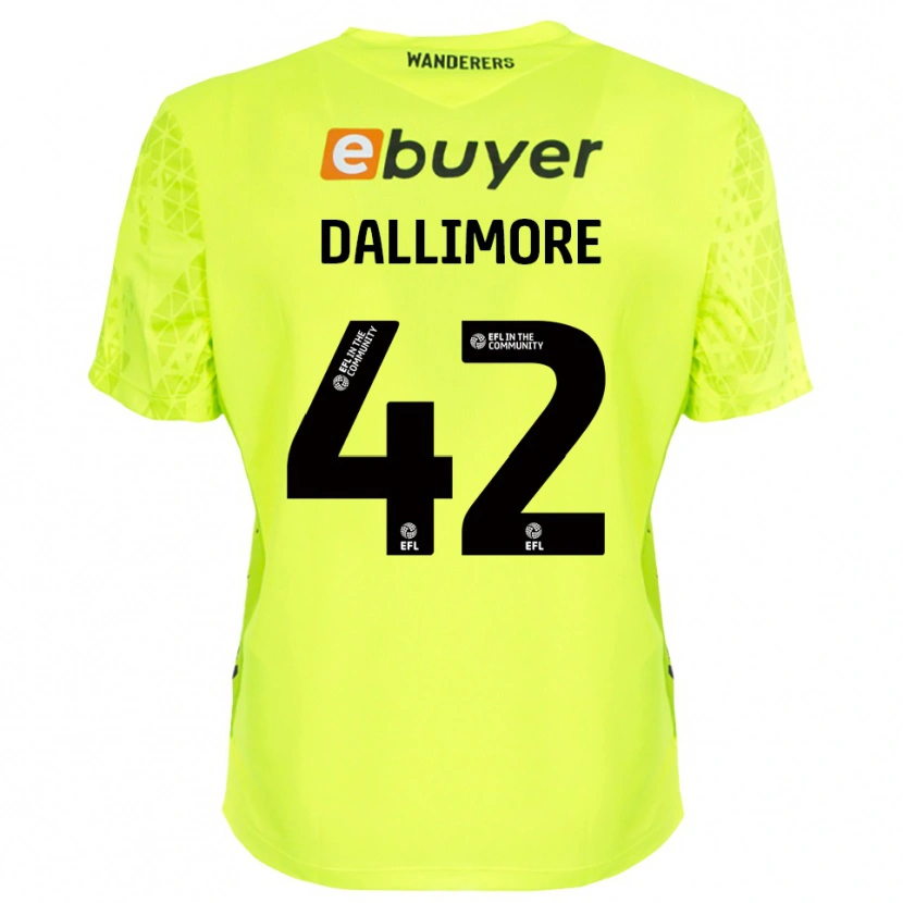 Danxen Dámské Jack Dallimore #42 Fluorescenční Zelená Brankář Dresy 2025/26 Dres