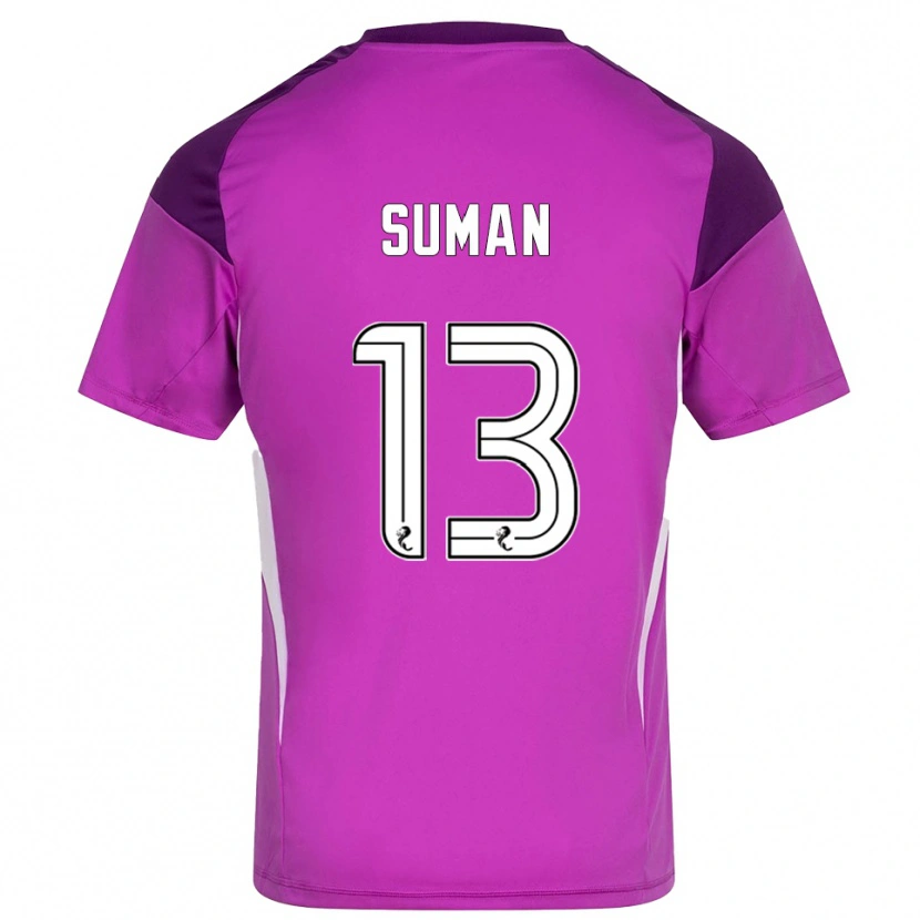 Danxen Dámské Nick Suman #13 Purpurová Purpurová Brankář Dresy 2025/26 Dres