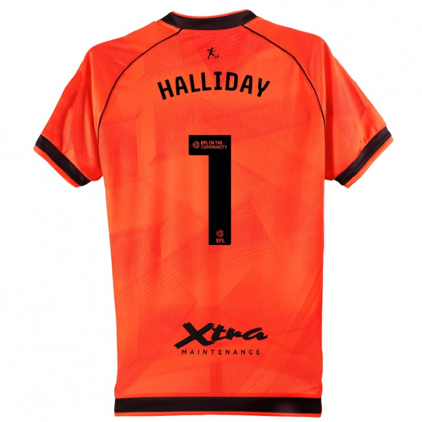 Danxen Dámské Joel Halliday #1 Oranžočerná Brankář Dresy 2025/26 Dres