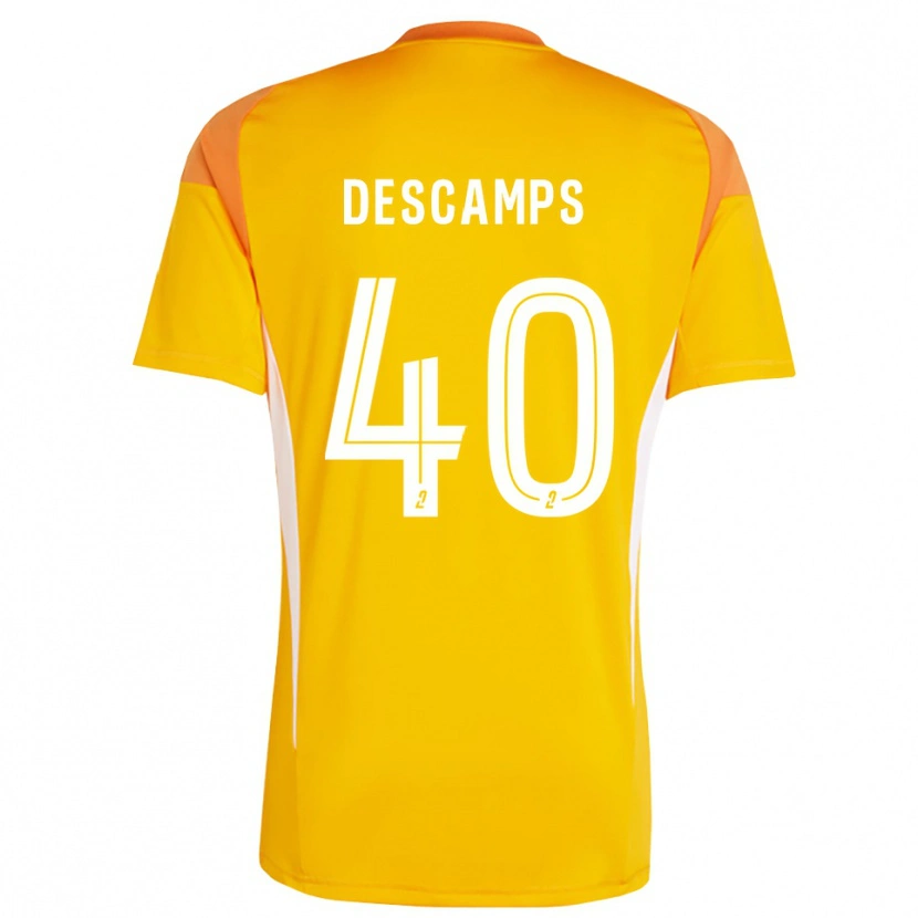 Danxen Dámské Rémy Descamps #40 Oranžovo Červená Brankář Dresy 2025/26 Dres