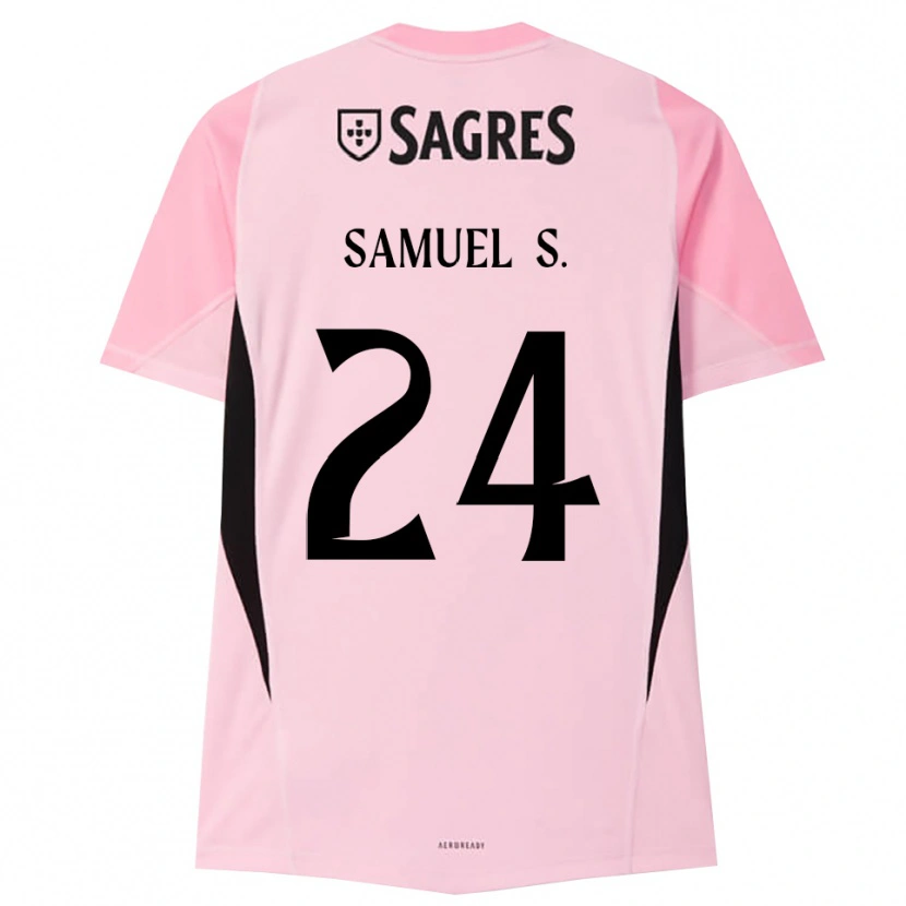 Danxen Dámské Samuel Soares #24 Růžová Černá Brankář Dresy 2025/26 Dres