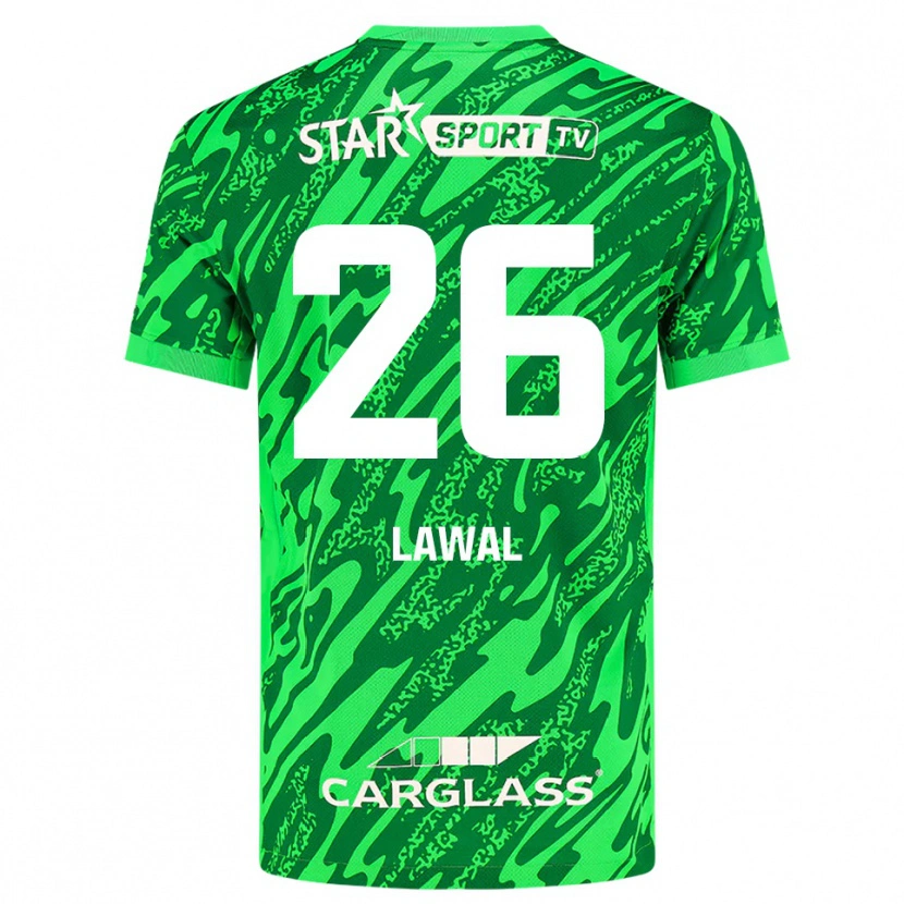 Danxen Dámské Tobias Lawal #26 Tmavě Zelená Bílá Brankář Dresy 2025/26 Dres