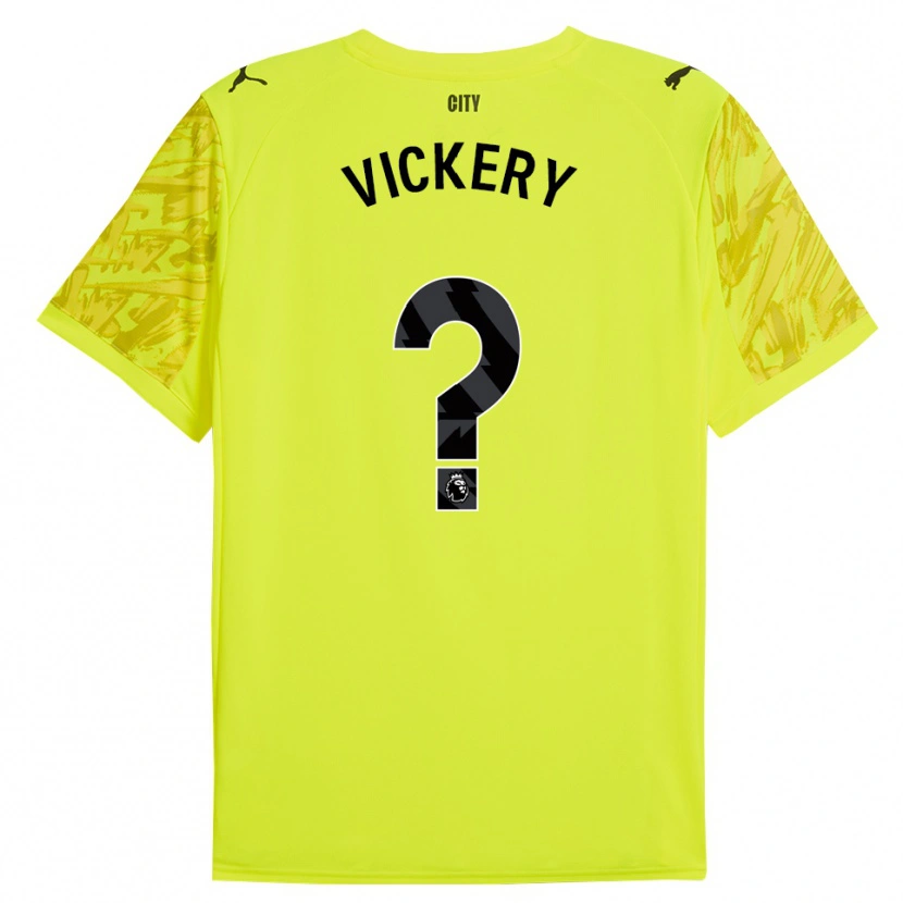 Danxen Dámské Ben Vickery #0 Žlutá Oranžová Černá Brankář Dresy 2025/26 Dres