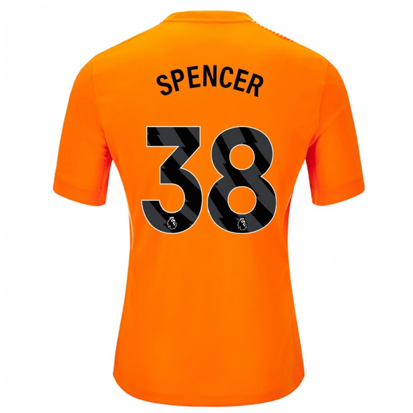 Danxen Dámské Becky Spencer #38 Oranžová Černá Brankář Dresy 2025/26 Dres