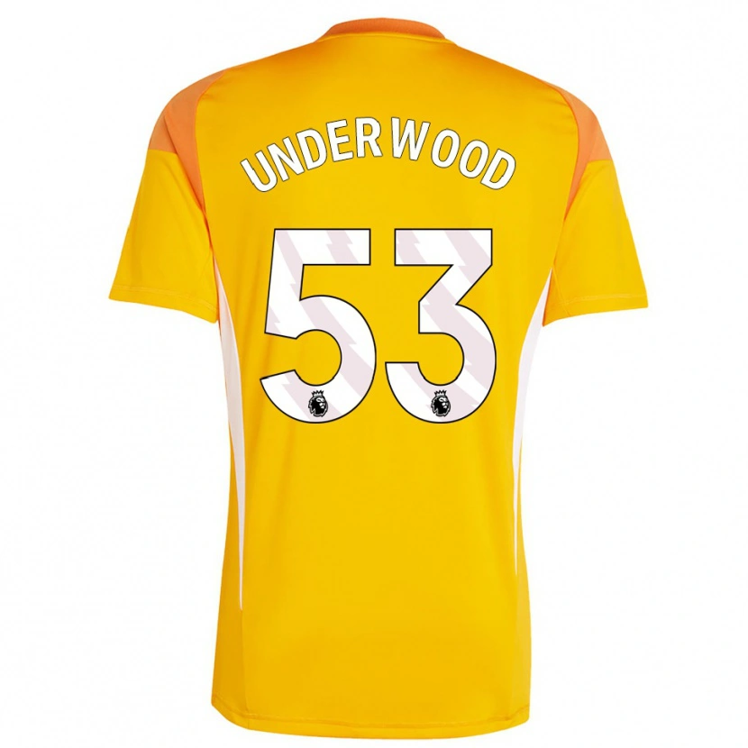 Danxen Dámské Marco Underwood #53 Oranžová Bílá Brankář Dresy 2025/26 Dres