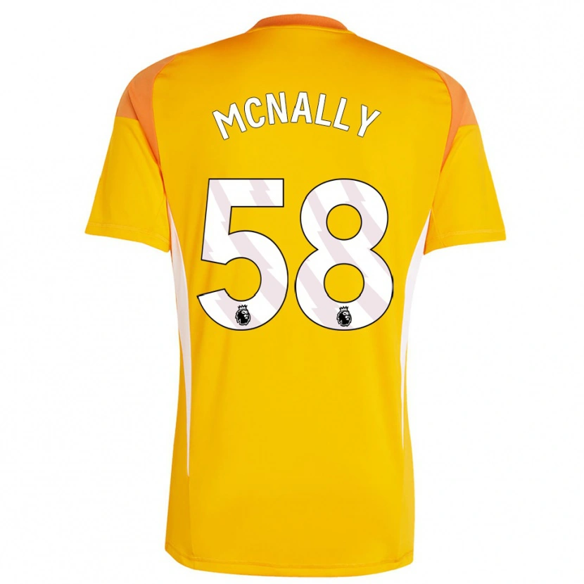 Danxen Dámské Alfie McNally #58 Oranžová Bílá Brankář Dresy 2025/26 Dres