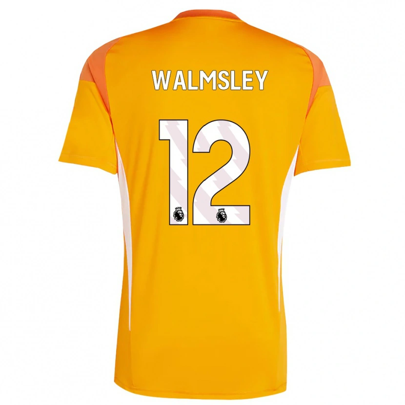 Danxen Dámské Joseph Walmsley #12 Oranžová Bílá Brankář Dresy 2025/26 Dres