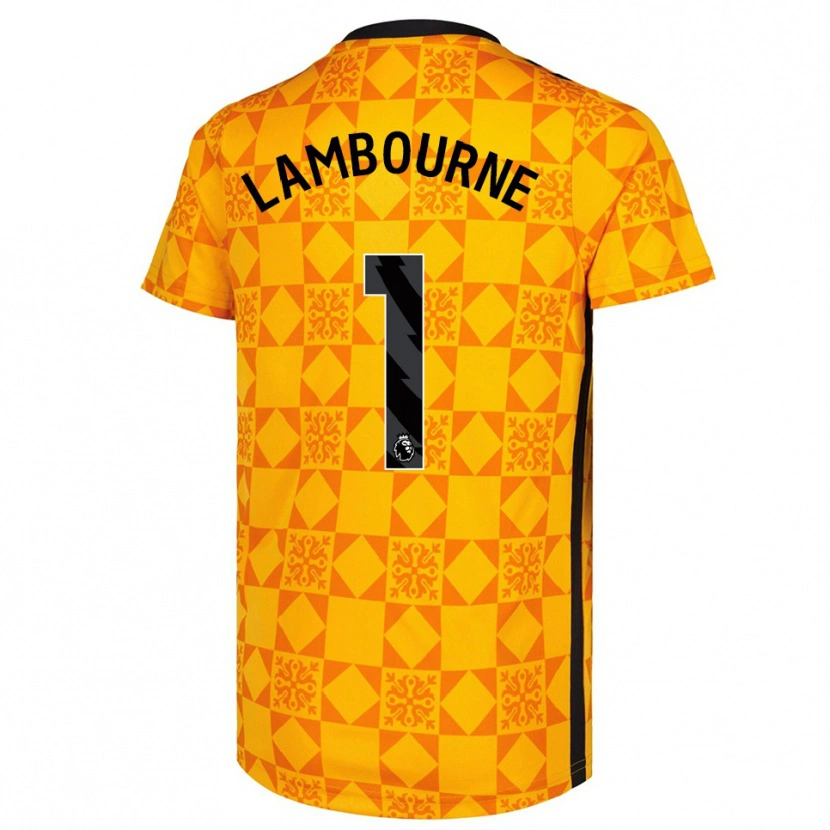 Danxen Dámské Demi Lambourne #1 Žlutá Černá Brankář Dresy 2025/26 Dres